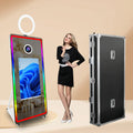 65 Inch Magic Mirror Photo Booth Compatible With Camera and Printer Smart Touch Screen Selfie Mirror Photobooth Machine