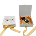 Luxury Gift Box for Perfume Custom Packaging Box With Ribbon Elegant Magnetic Box With Golden Logo
