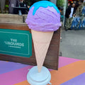 Giant Ice Cream Sculptures for Shop Decor  Candy Props Sculpture Giant Lollipop Candyland for Event Party Prop