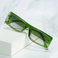 Vintage Skinny New Rectangle Sunglasses Unisex Fashion Custom Logo Retro Pc Sun Glasses for Men Women Uv400 Lentes De Sol