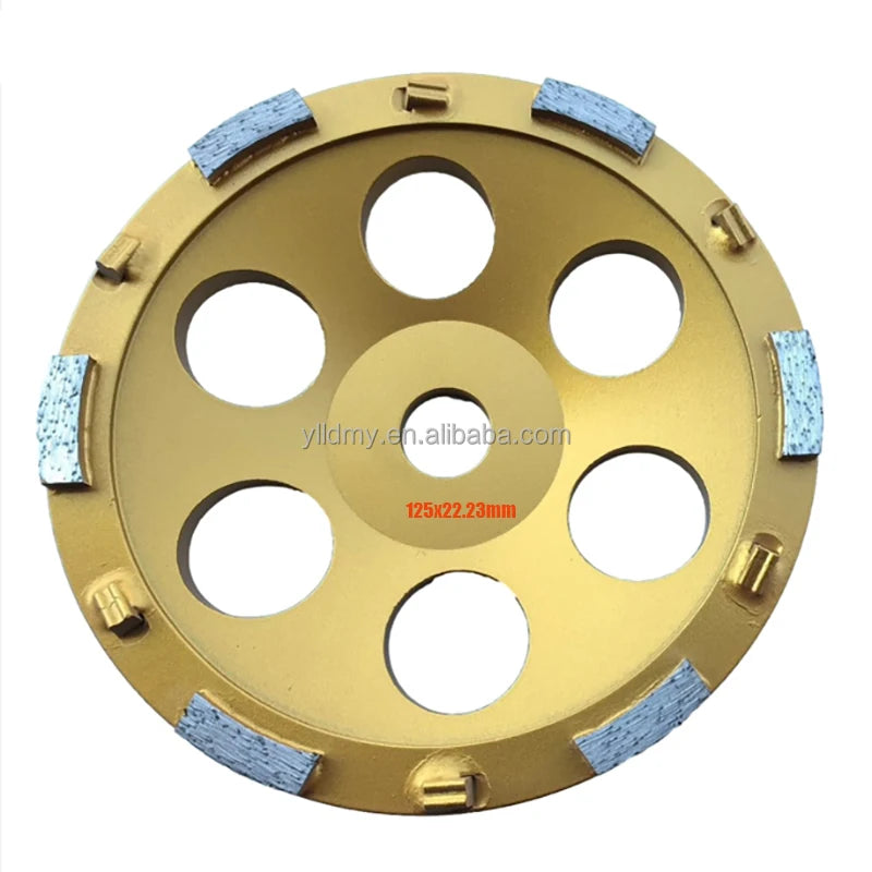 Compatible Diamond Cup Wheel 5" SPX Epoxy for Professional Use Premium Quality Coating Removal Tool 125x22.23mm Disc