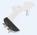 HaoEhhl OEM/ODM Ultra Slim ABS Bathroom Bidet Self Cleaning Retractable Dual Nozzle Fresh Water Non-Electric Mechanical Floor