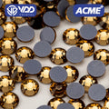VDD 007 Lt.Colorado Topaz ACME Top Quality Hot-Fix Glass Rhinestones Crystal Flatback Strass Stones for Garment Wedding Dress