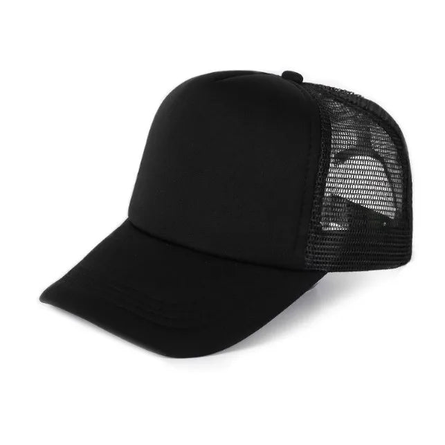 RTS Trucker Hat Embroidery Foam Mesh Cheap 5 Panel Blank Base Ball Polyester Rope Trucker Hat