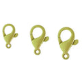Large Colorfast Trigger Clasps With Jump Rings 14k Gold Lobster Claw Clasps
