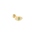 Rainbowking 925 Sterling Silver Colorful Evil  Diamond Cartilage Nose Rings & Studs Simple Elegant Fine Jewelry Gift