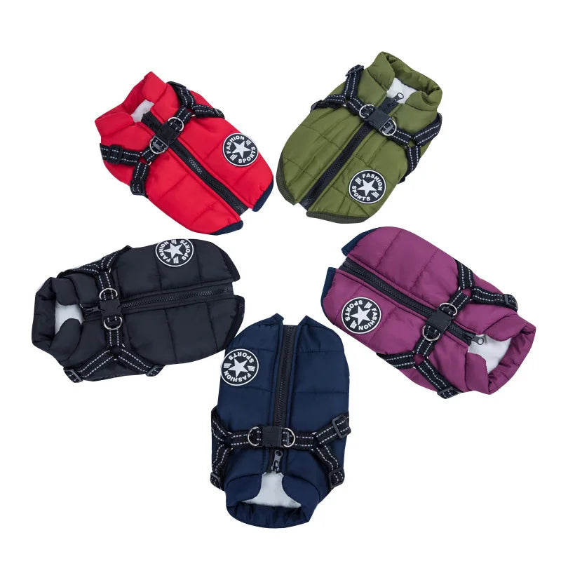 Wholesale Heavy Duty Luxury Warm Winter Heated Strong Dog Vest and Leash