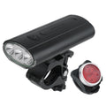 USB Rechargeable Waterproof IPX5 Bike Light Set with 6/4 Modes Easy Mount LED Head Tail Lights Super Bright Bicycle Accessories