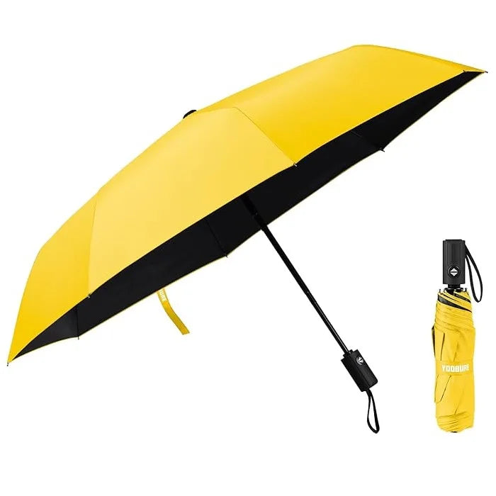 Automatic Large Strong Windproof Waterproof Men's Gift Anti UV Foldable 3 Folding Umbrella with Logo Umbrella for Rain