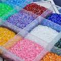 Round Strass Gems Nail Art Decoration Flatback Crystal Stones Transparent AB Resin Rhinestone Lan Guang Wholesale 2 3 4 5 6mm