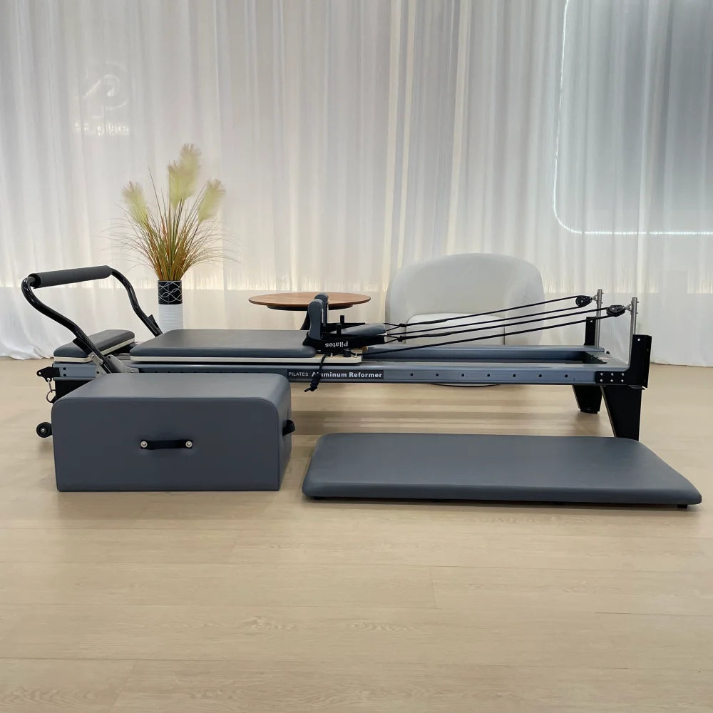 Yoga Training Fitness Commercial Studio Aluminum Pilates Reformer With Tower