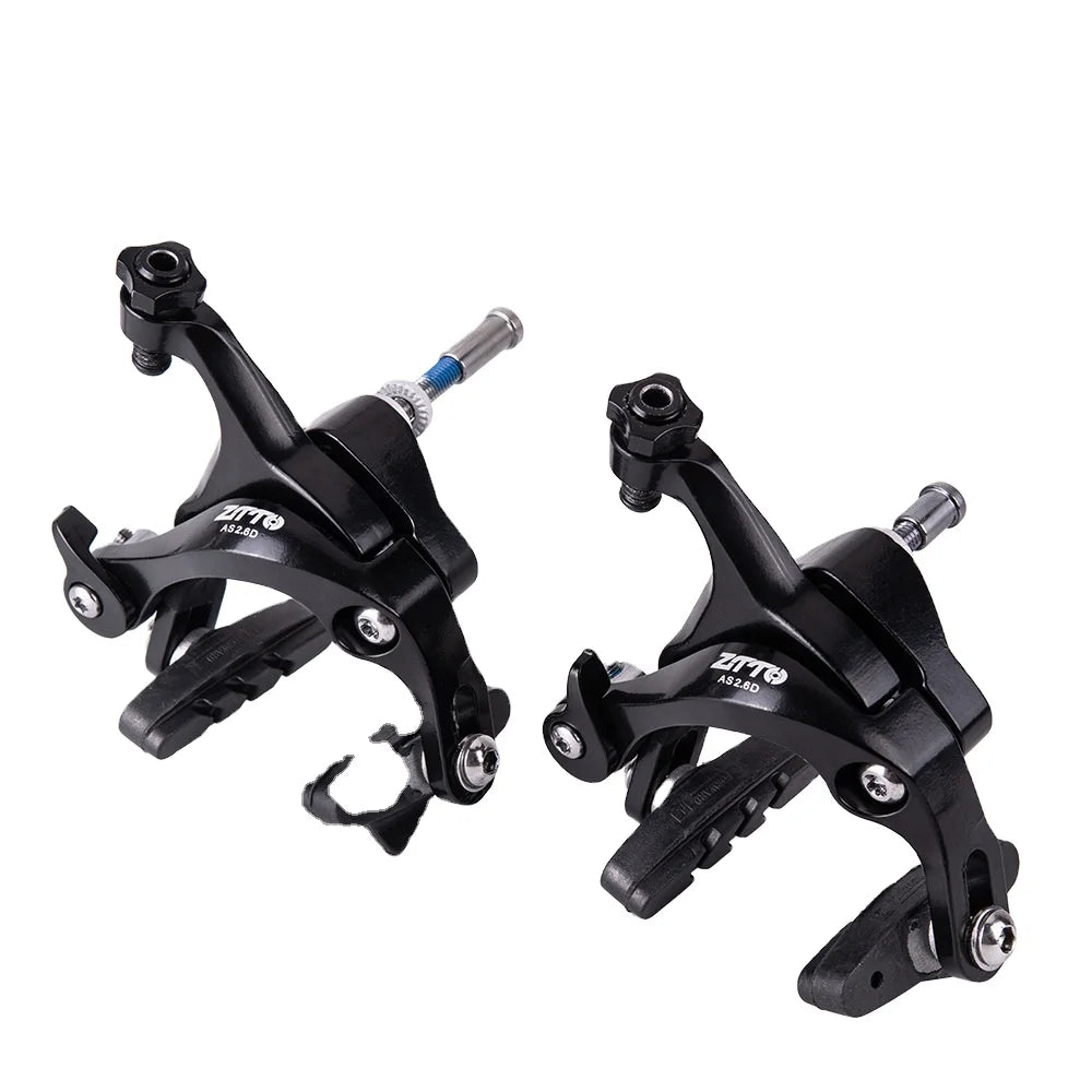 Road Bicycle Clamp Aluminum Alloy Double-arm C-type Disc Brake with Composite Pad