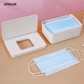 Epsilon Desktop Face Cover Masks Case Desktop Facemask Storage Holder Facemask Storage Carrier Clip Organizer Dispenser