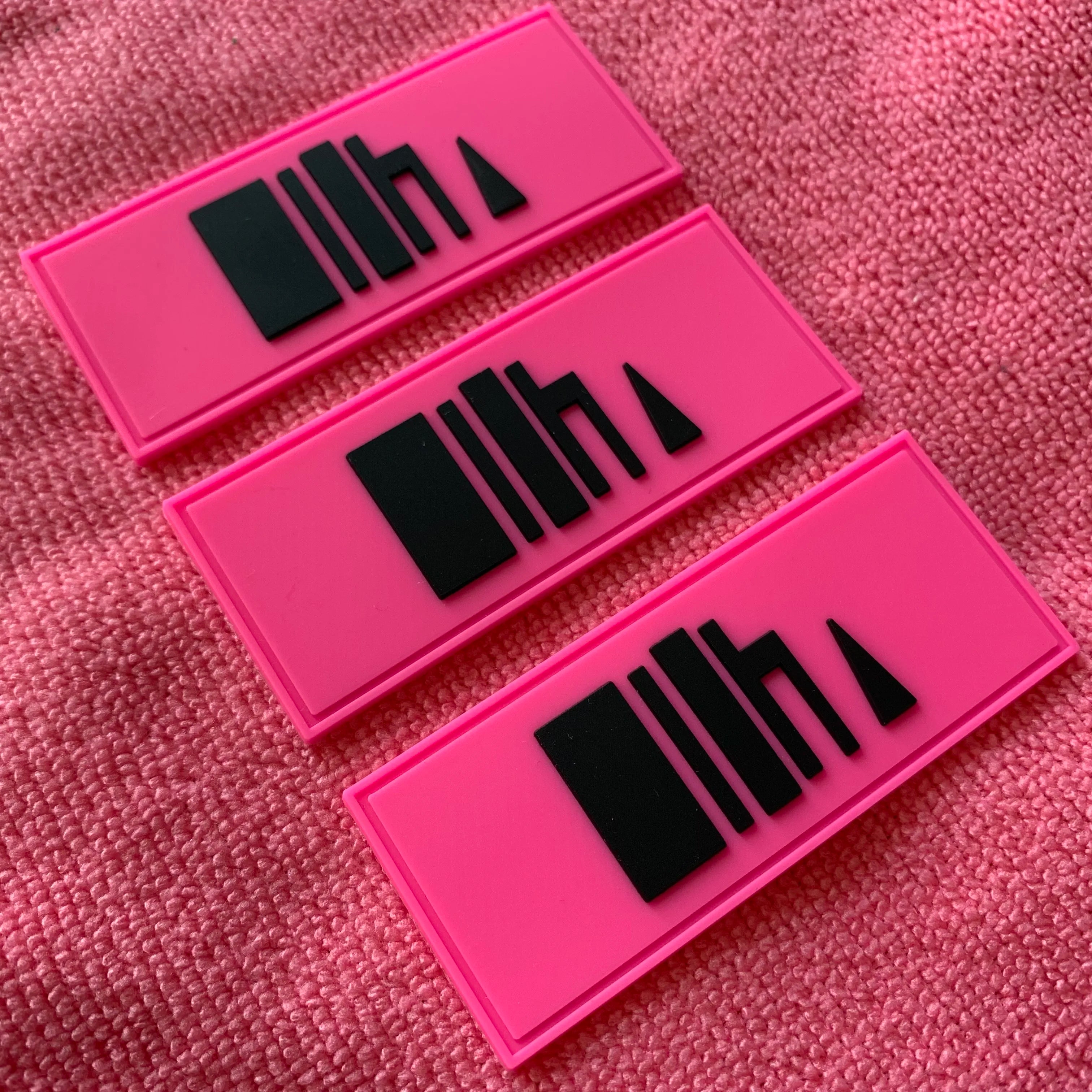 High Elastic UV Resistance PVC Rubber Labelwaterproof Outdoor Sewing Rubber Patch for Bags