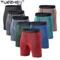 Men's Compression Swim Shorts XL Size Breathable Printed Board Shorts Colored Pattern OEM Service Available