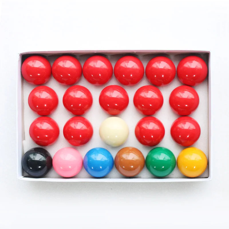 Retail Billiard Snooker Balls Regulation Standard 2 1/16" Full Set 22 Piece 5.25cm for Sale
