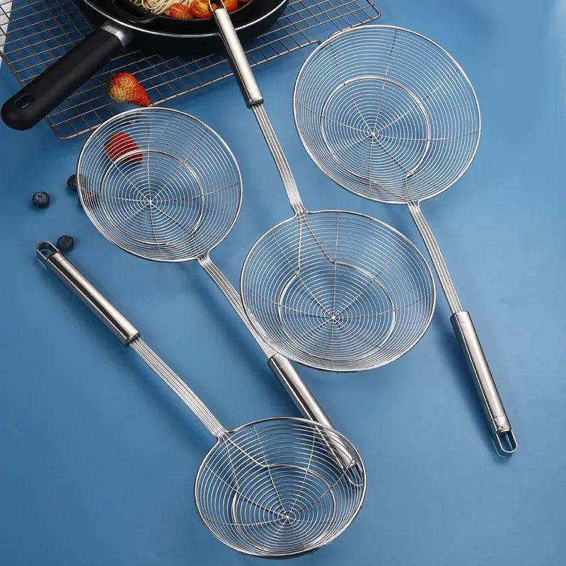 High-class 2Pcs Colander Oil-Frying Filter Fried Food Clip Reposteria Tong Utensil Kitchenware Proveedores Profesionales Kangkai