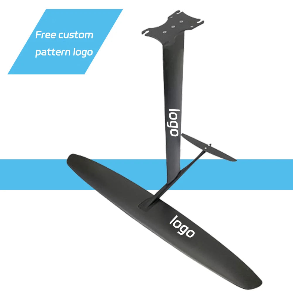 OEM Large Blade GY1310 2100sqcm Carbon Fiber Hydrofoil Newly Designed Mast for Large Ocean Waters Surfing Jumping Surfboard
