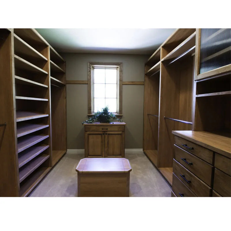 Factory Price Customized Bedroom Walk-In Foldable Sliding Doors Modern Wooden Wardrobe with Closet and Dining Storage