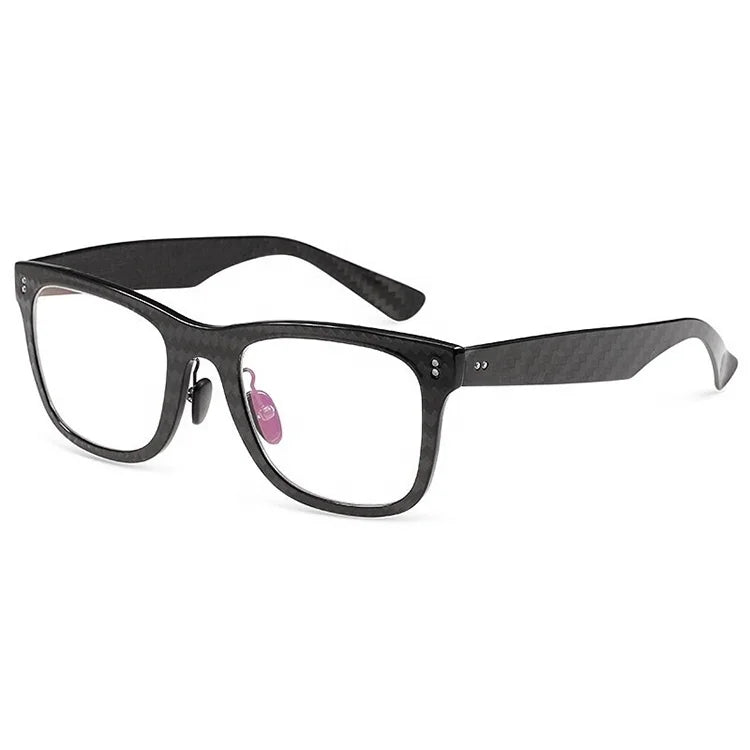 Yvan Custom Made Eyeglass Frames Spectacle Frames Carbon Fiber Blue Blocking Glasses for Men Women