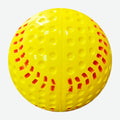 Manufacturer Wholesale 9-inch Red Spray Line Yellow Dimple Ball High-Quality Training Machine Ball