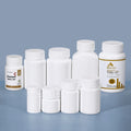 20ml-200ml Blank White Empty HDPE Plastic Medicine Pill Bottle for Vitamins Tablets Medical Powder with Customized Logo Label