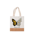 BestSub Wholesale Custom Sublimation Blanks Print Photo Linen Stitching Cork Eco-Friendly Shopping Bag