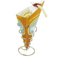 Coated Paper French Fries Cone with Sauce Holder for Serving Chips Pizza Sushi Industrial Use