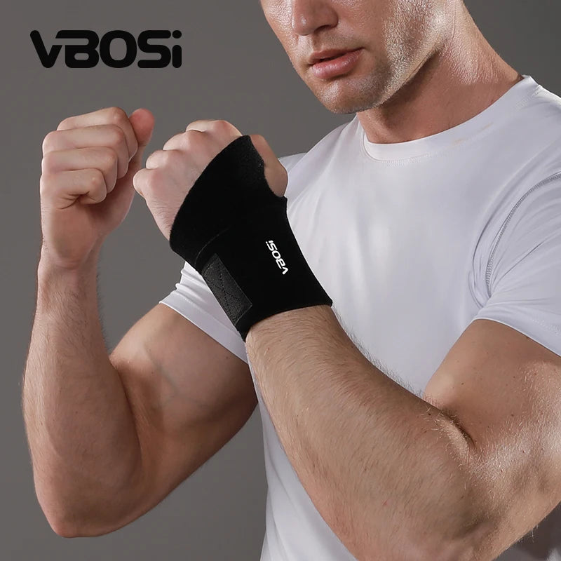 VBOSi 3338 Neoprene Wrist Support Brace Soft Strong Breathable Sports Exercise Training Hand Protector Wrist Wraps Thumb Loop