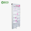 Factory Direct Retail Modern Foldable Cartoon Cardboard Floor Shoe Display Rack Stand Customized Easy Assembly Freestanding