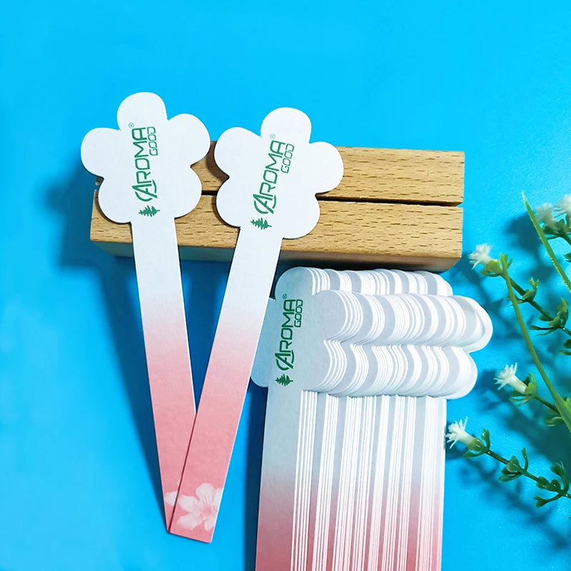 Customized Perfume Smelling Strips Perfume Tester Strips with Offset Paper/Cardboard Custom Logo Fragrance Testing