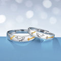 Fashion design Romantic Whale Couple Lover Ring Creative Romantic whale Couple Ring Female Male Wedding Ring for men women
