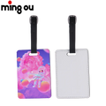 Sublimation Blank Travel Luggage Tag Leather and Baggage Identification Labels ID  Tag for Bag Suitcase Name Sticker
