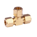 Brass Ferrule Tube Fitting Brass Tee Connector