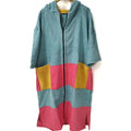 Custom Windproof Waterproof Oversize Hooded Beach Poncho Towel Quick Dry Microfiber Nonwoven Surf Changing Robe