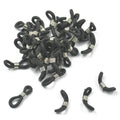 50pcs/Bag Eyeglass Chain Ends Adjustable Spring Rubber Ends Connectors for Eye Glasses Holder Necklace Chain