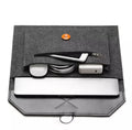 Wholesale Price Felt Factory Custom Office Travel Document File Felt Notebook Holder Laptop Bag