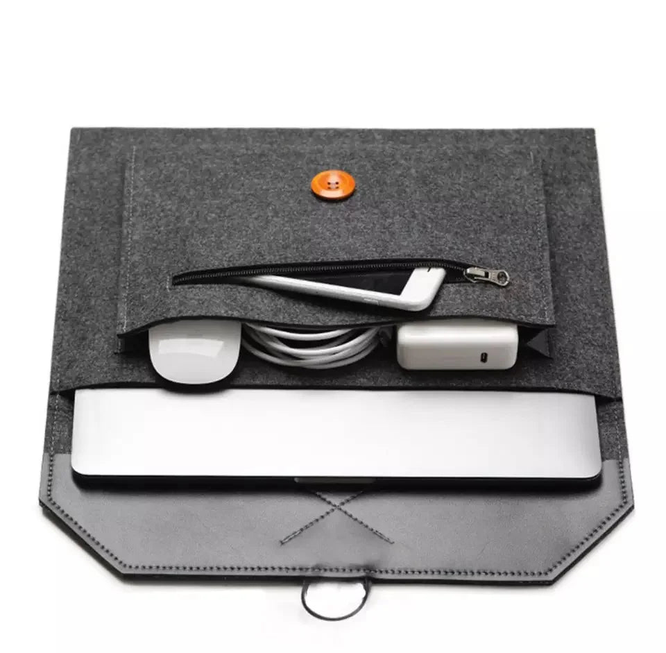 Wholesale Price Felt Factory Custom Office Travel Document File Felt Notebook Holder Laptop Bag