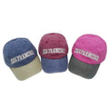 Custom Unisex Factory Custom Logo Baseball Cap Two Tone Hat Vintage Distressed Dad Cap Pigment Dyed Gorras Sporty Hats for Men