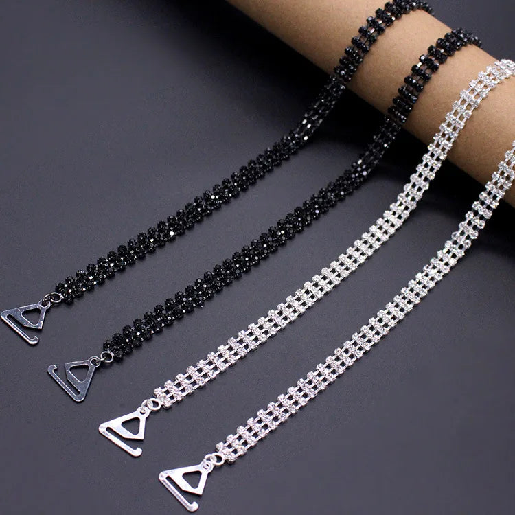 HJR-new Wholesales Handmade Anti-skid Belt Decoration Bra Straps
