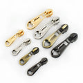For Deepeel ZT169 Heart-Shaped Metal Zipper Slider 3#5# Clothing Sewing Accessories for Nylon Zippers and Puller