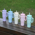 M Big Mac Ice King Cup 316 Stainless Steel Large Capacity Insulated Cup Mini Car Cup Handle Straw Coffee