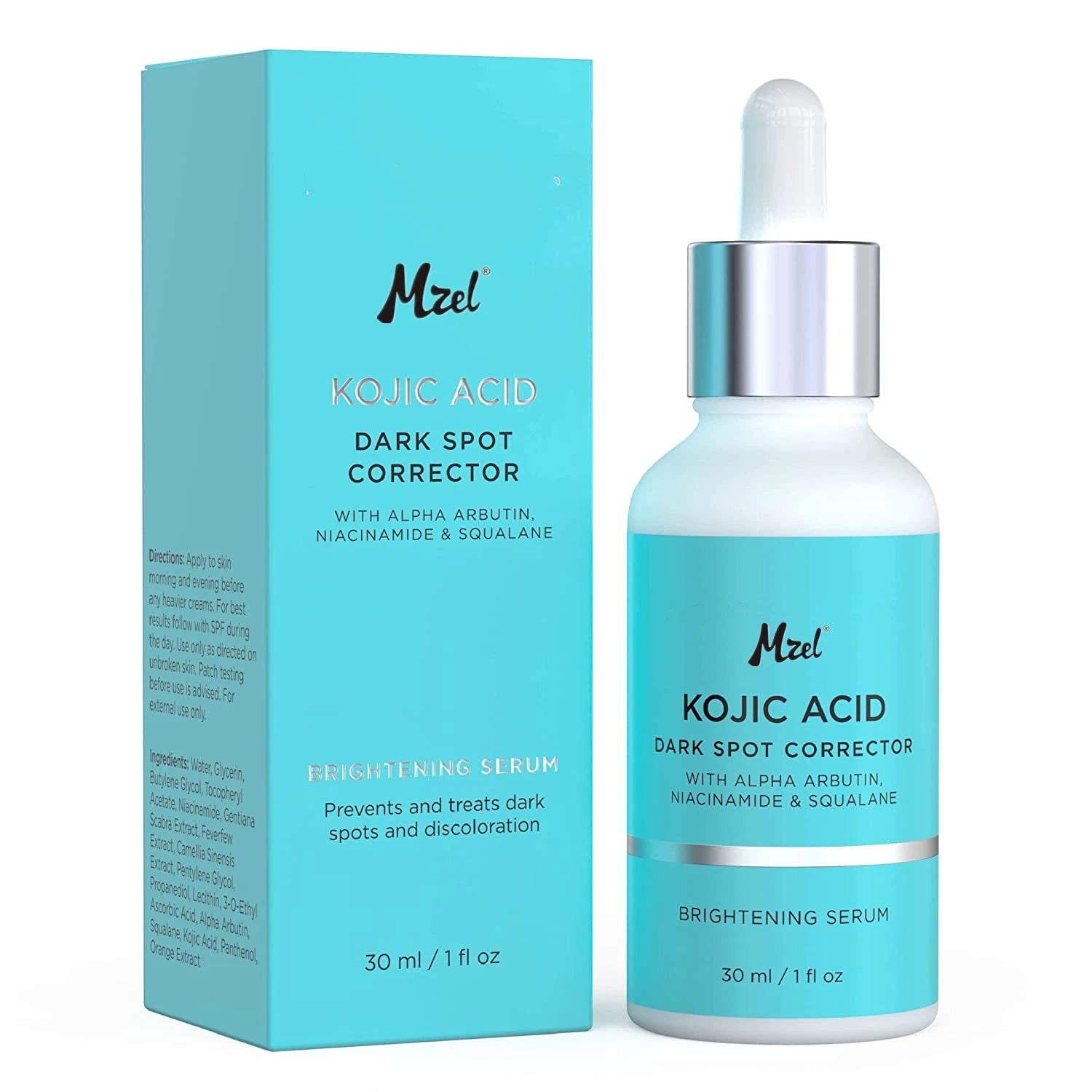Private Label Kojic Acid Serum Dark Spot Corrector Lightening Whitening for Face & Body with Alpha Arbutin Niacinamide