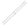 ES-ELED-114/28/3030/6V (2PCS) Tv Led bar 43-NU7100F2X28-3030 LED Strip Light for 43" TV 43NU7400UXCE 43NU