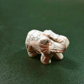HZ Custom New Technology Natural Crystal Dalmatian Jasper Snake Carving Crystal Craft Carved