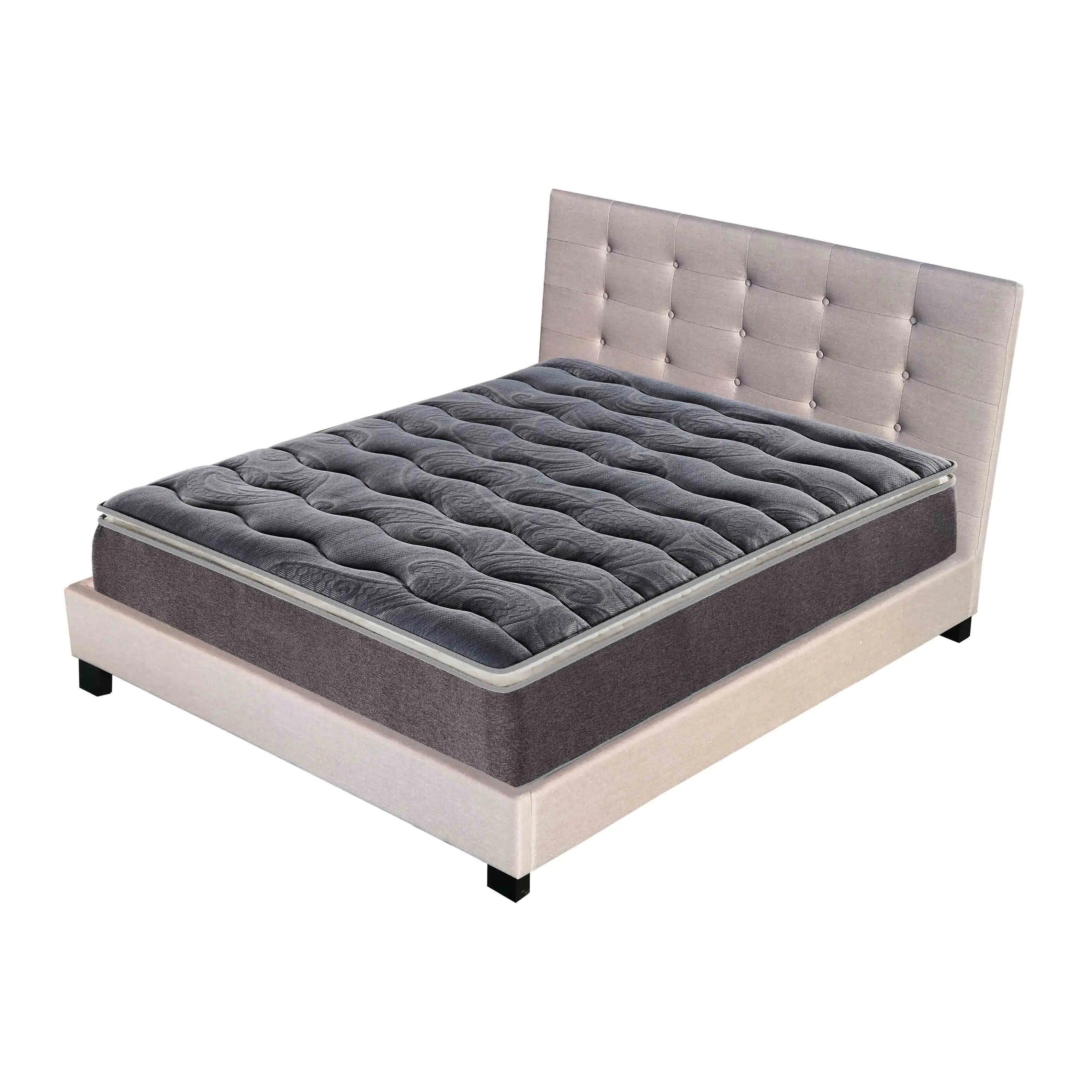 Dark Mattress Colchon De Espuma Hotel Bed Mattress