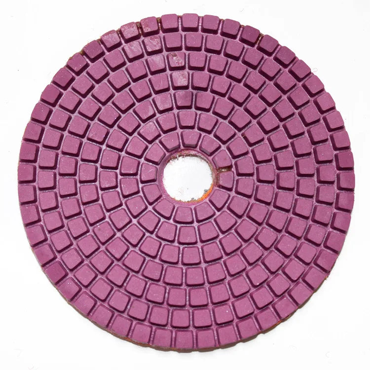 PMS 4inch Diamond Wet Floor Polishing Pad Triangle Marble Stone Granite Polishing Pad