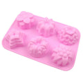 Saffron Flowers Star Mixed Patterns Cupcake Muffin Baking Mold Silicone Cake Decoration Molds