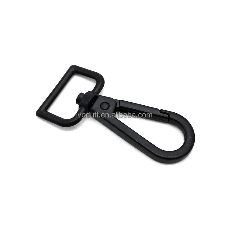 Wholesale 20mm Black Metal Swivel Snap Hook Bag Swivel Hooks Handbag Hardware