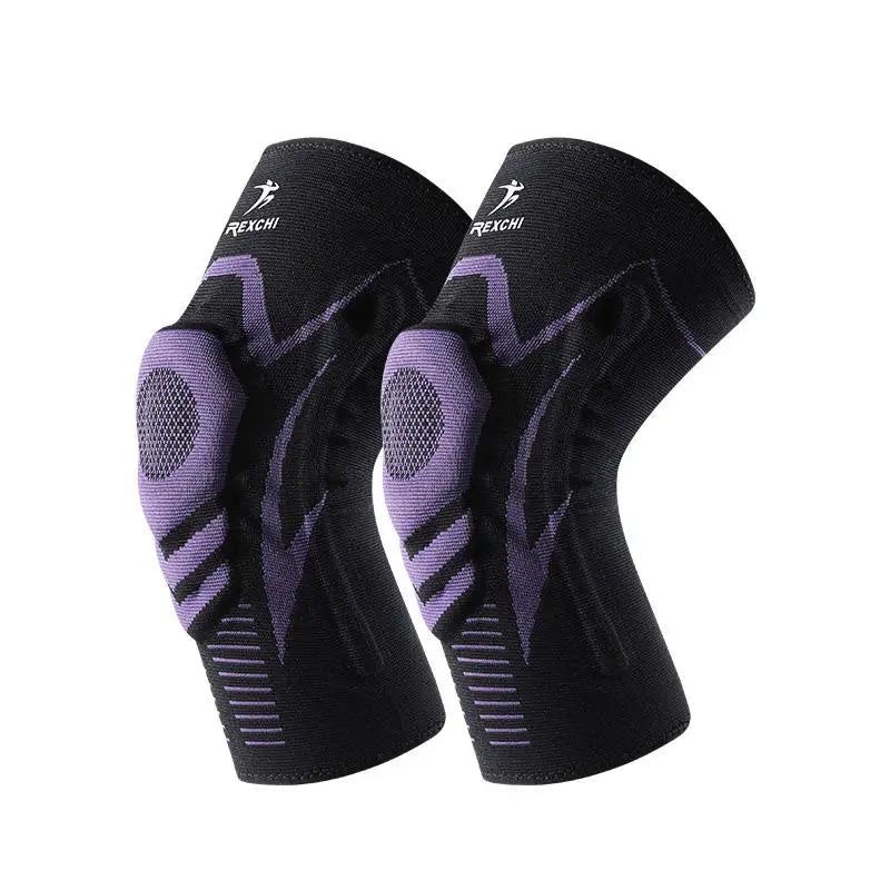 HX18 Neoprene Weightlifting Knee Sleeves Elastic Bandage Kneepads Knee Protector Support Pad Professional Protection Fitness
